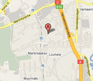 Kartta Damados Oy:n toimistolle